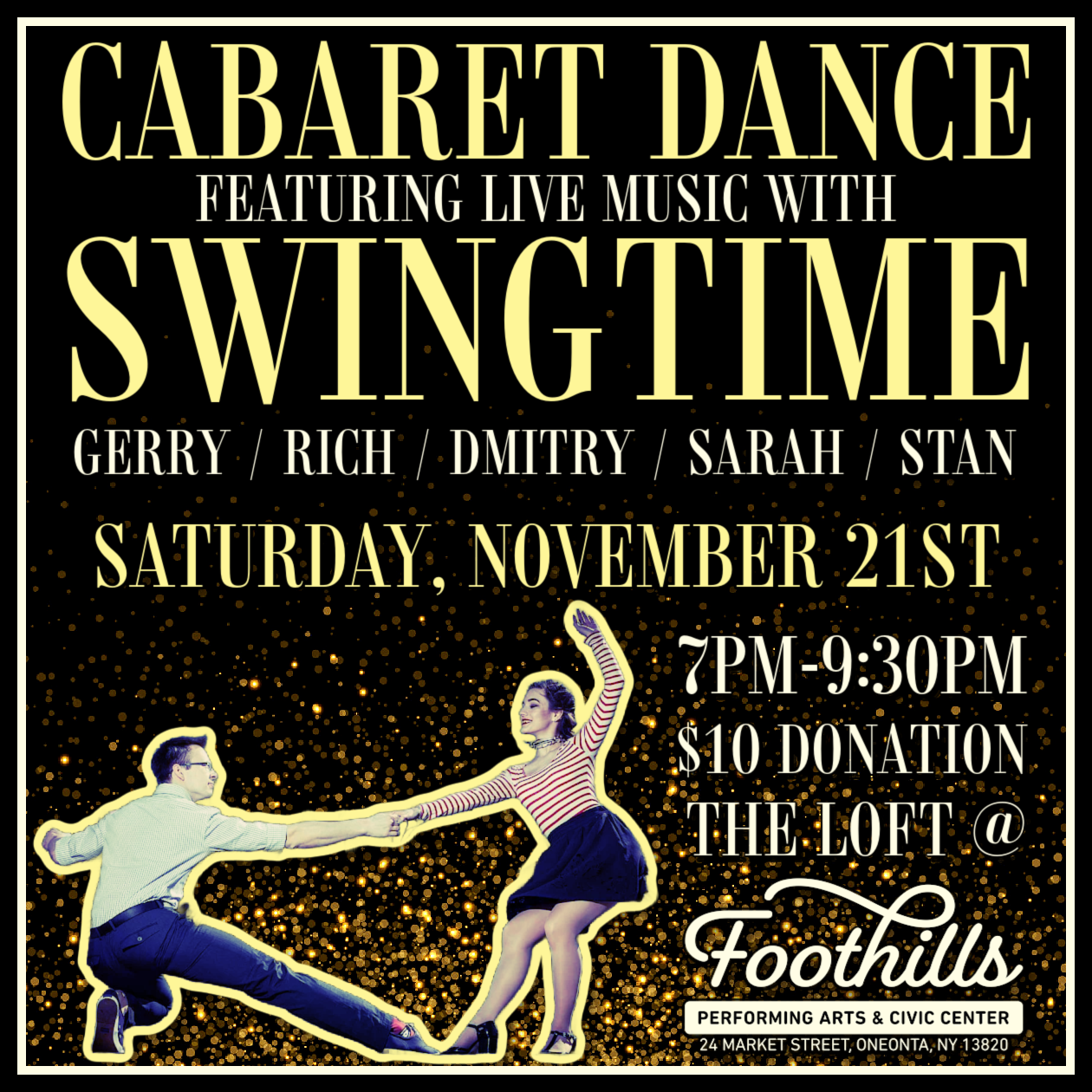 SWINGTIME SQUARE FRAMED 11.21.2026